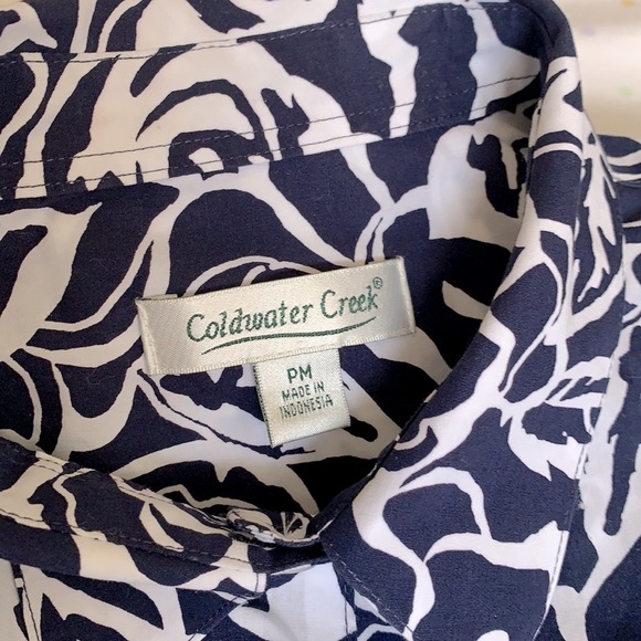 Coldwater Creek button-down top - Picture 3 of 5